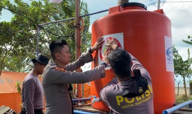 Mahasiswa STIK Angkatan 83 Bangun Sumur Bor untuk Warga Aceh Utara, Kapolres: Wujud Nyata Kepedulian Polri